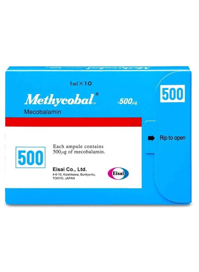 500mcg Mecobalamin Ampules 1mlx10's