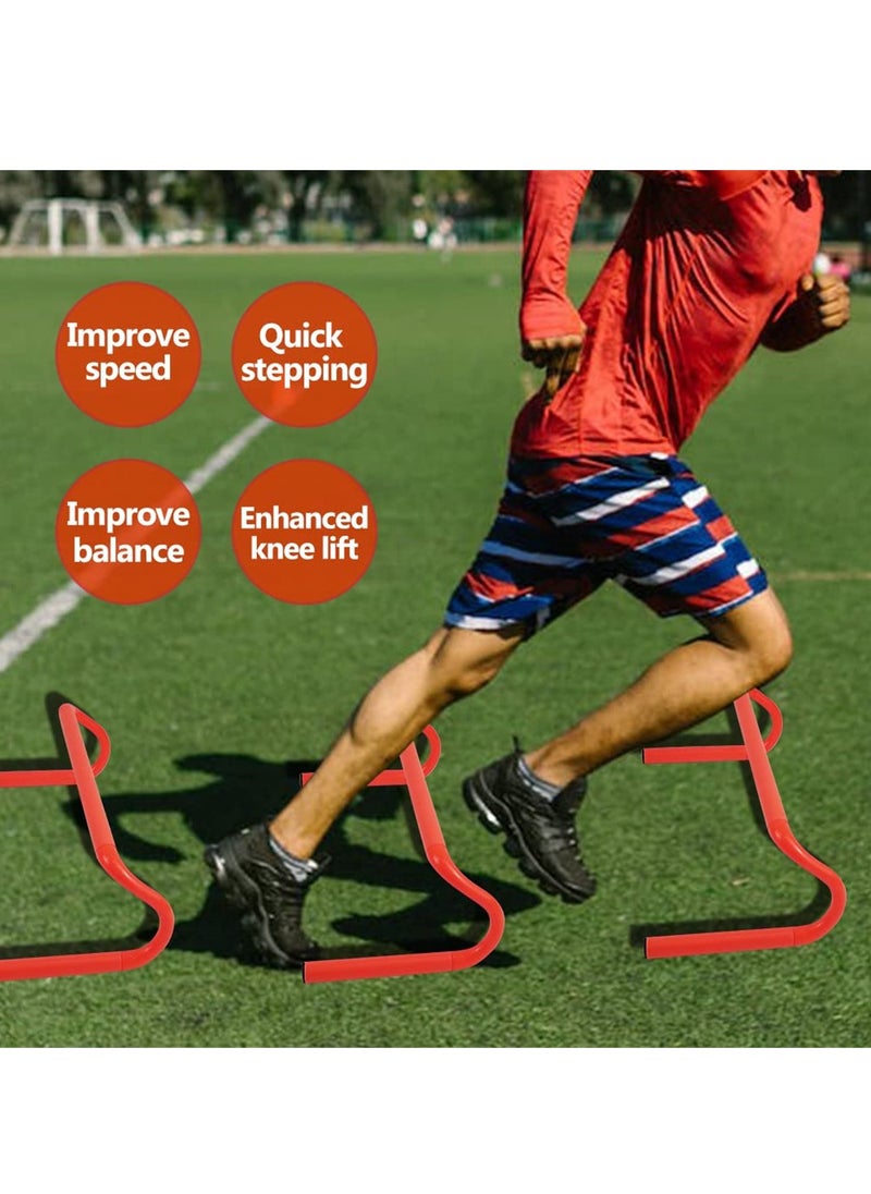 Captaintech Agility Training Hurdles 4 Pack Detachable for Football Soccer Track Field and PE Classes Ideal for Jumping Racing and Obstacle Courses  - Image 4