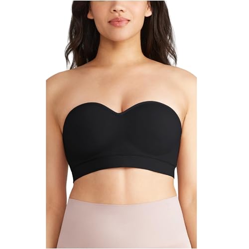 Yummie Women's Peyton Contour Strapless Convertible Bra, Black, Large - Image 1