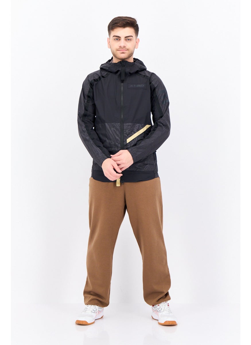 Adidas - Men Sportswear Fit Long Sleeves Training Jacket, Black - Image 1