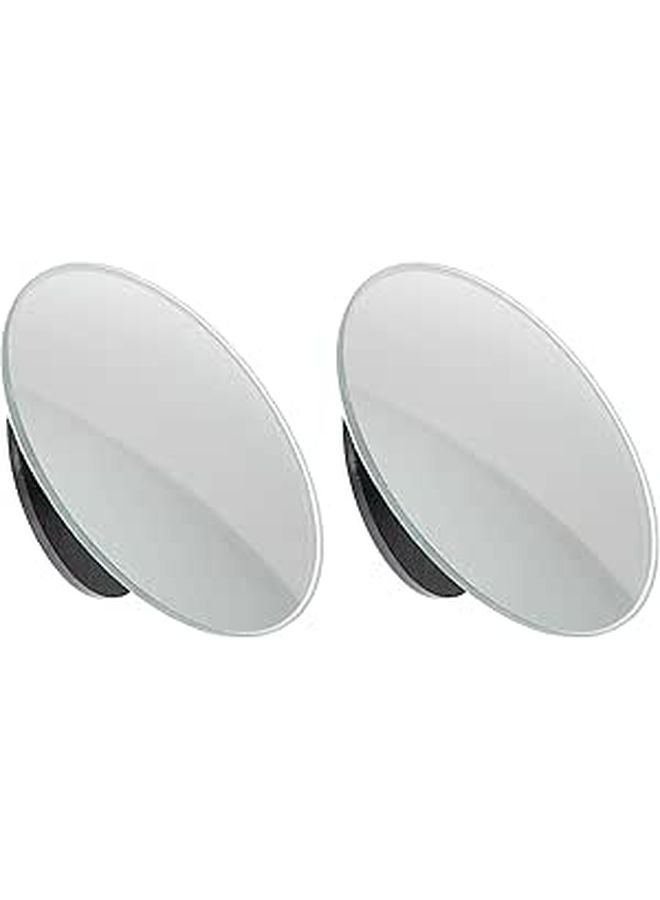 Car Blind Spot Mirror 2 Pack 360 Degree Rotatable Wide Angle Rear View Mirror with Adhesive - Image 1