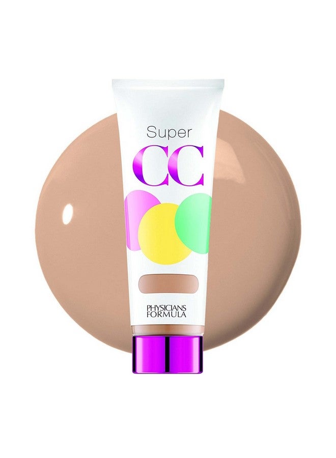 Physicians Formula Super Cc+ Cream Color Correction + Care Cream Full Coverage Light Foundation Spf 30 Anti Aging Hydrating Serum For Uneven Skin Tone Dermatologist Approved - Image 1