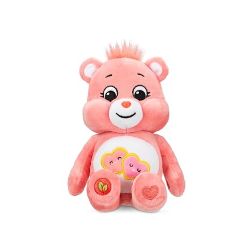 Basic Fun Care Bears 22033 9 Inch Bean Plush LoveALot Bear Collectable Cute Plush Toy Cuddly Toys for Children Soft Toys for Girls and Boys Cute Teddies Suitable for Girls and Boys Aged 4 Years - Image 1