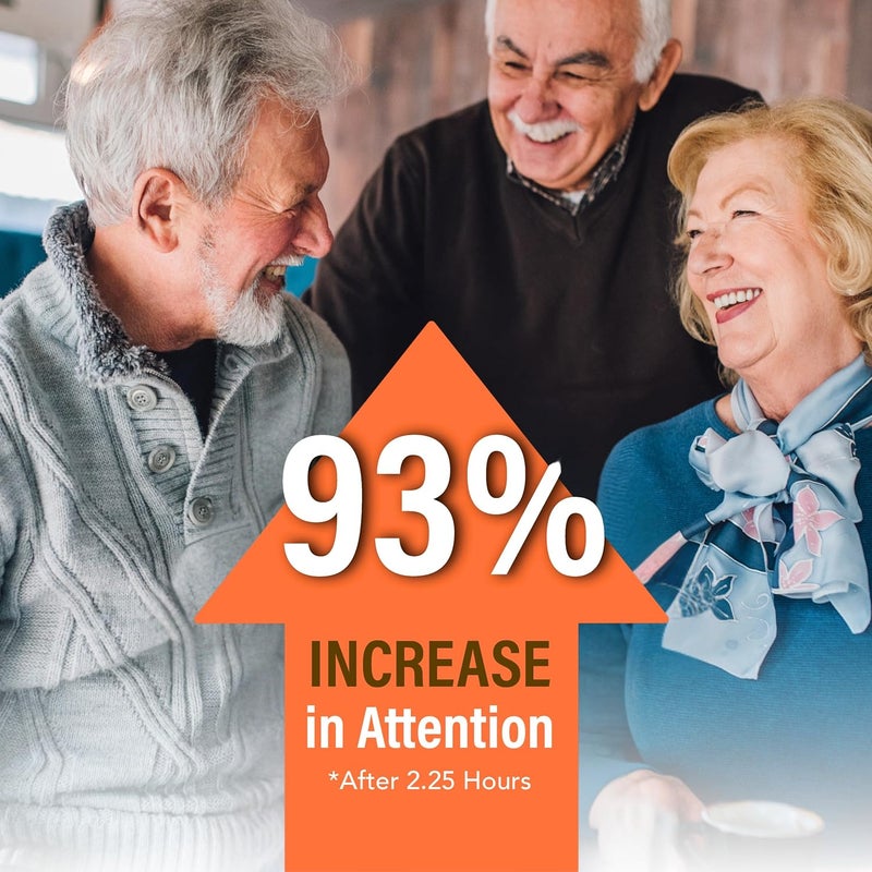 Neutein معزز طبيعي للذاكرة والتركيز وصحة الدماغ  مكمل نباتي قوي إضافي للتركيز للبالغين وكبار السن  صنع في الولايات المتحدة  60 كبسولة 30 حصة - Image 4