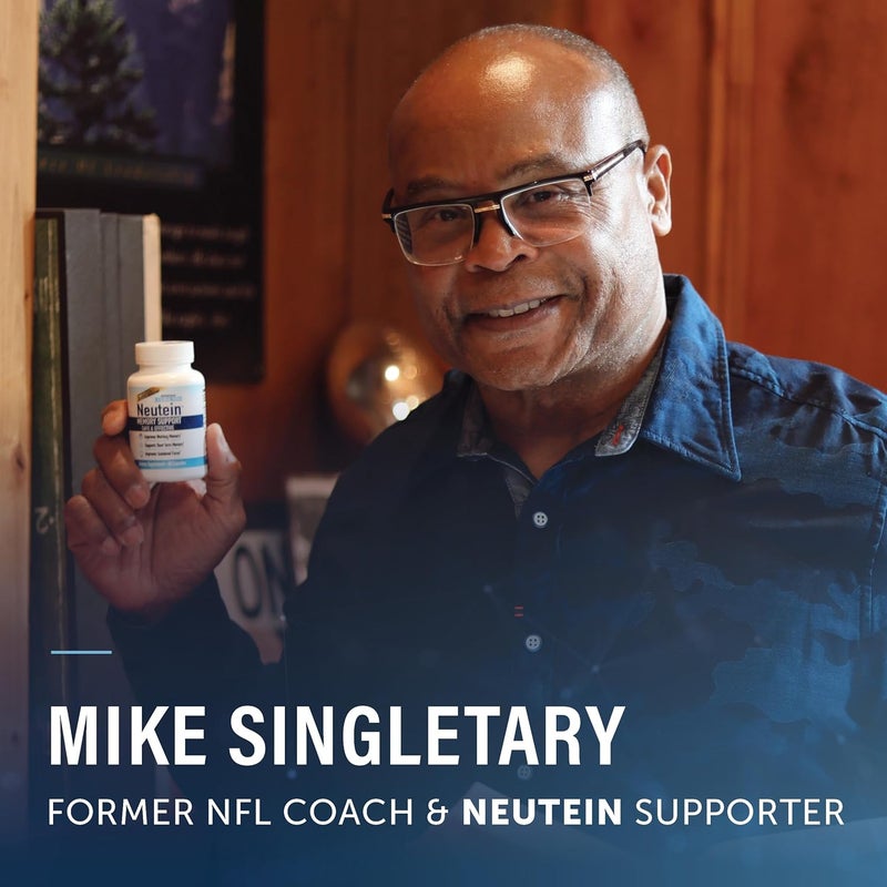 Neutein معزز طبيعي للذاكرة والتركيز وصحة الدماغ  مكمل نباتي قوي إضافي للتركيز للبالغين وكبار السن  صنع في الولايات المتحدة  60 كبسولة 30 حصة - Image 5