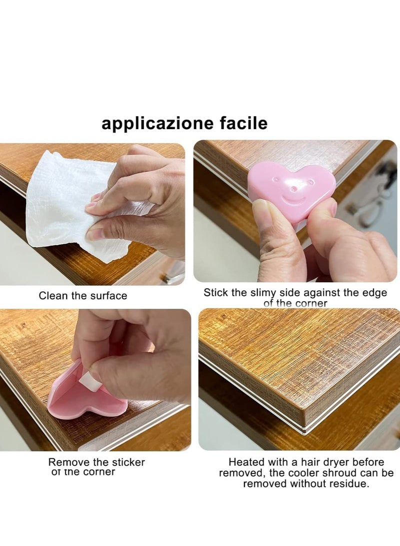 Excefore 32 Pack  Corner Protector Baby, Table Corner Protectors for Baby, Stop Child Head Injuries, Furniture and Sharp Corners Proofing for Covering Sharp Edges of Table Furniture Walls - Image 2