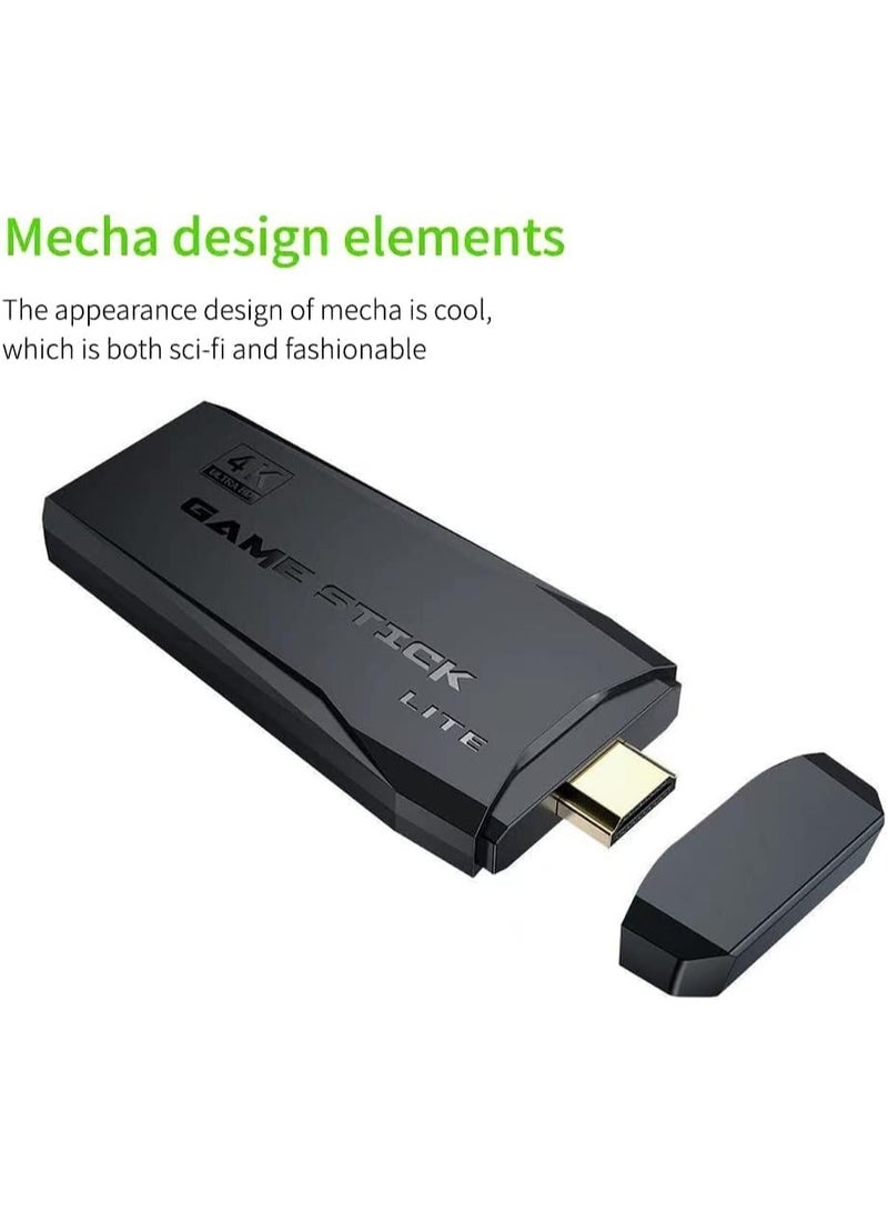 عصا ألعاب ريترو 64 جيجابايت مع أكثر من 10000 لعبة مدمجة، مخرج HDMI، ووحدتي تحكم لاسلكيتين 2.4G - Image 4