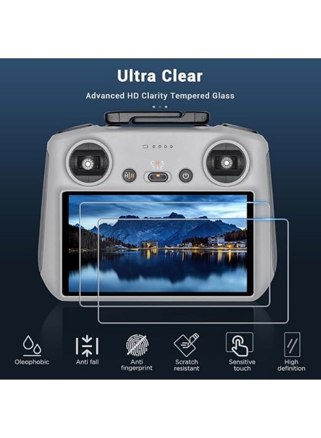 CYNOVA DJI RC2 Screen Protector with Auto Alignment Kit, DJI RC Controller HD Tempered Glass Screen Protector Film For Mini 5 Pro/Flip/Mini 3 / Mini 3 Pro/Air 3 Accessories - Image 5