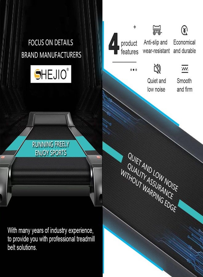 SHEJIO Treadmill Walking Belt (Running Belt) Compatible with Horizon T-101 Treadmill,Part Number 1000303302,1000101285,Model Number TM621,TM626,TM639,TM655,TM659,TM659B,TM660,TM667,TM684,TM684B,TM734 - Image 5