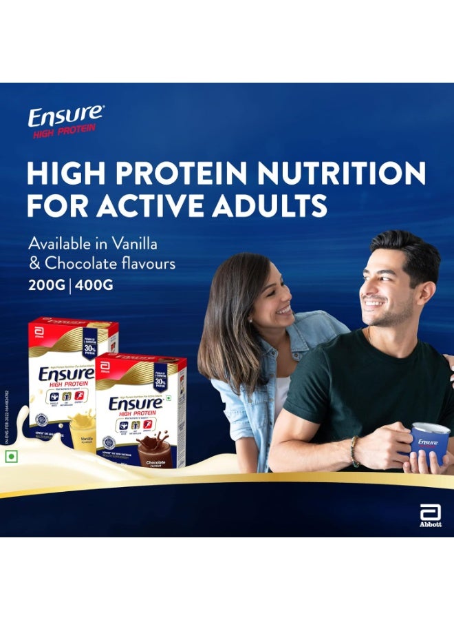 Ensure High Protein Drink for Physically Active Adults - Vanilla 400g, Red - Image 5