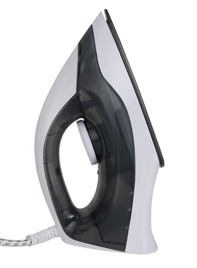 Olsenmark Dry Iron, Non-Stick Coating Plate, Light Weight, Adjustable Temperature, Pilot Light Indicator, Overheat Protection, 1200 W Omdi1679N White/Black - Image 3