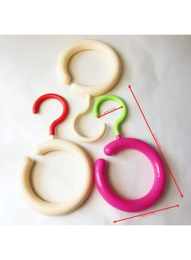 5 قطع من خطافات السقف اللاصقة القابلة للدوران، لا تحتاج إلى حفر، سهلة التركيب لتزيين المنزل وتعليق النباتات - Image 5