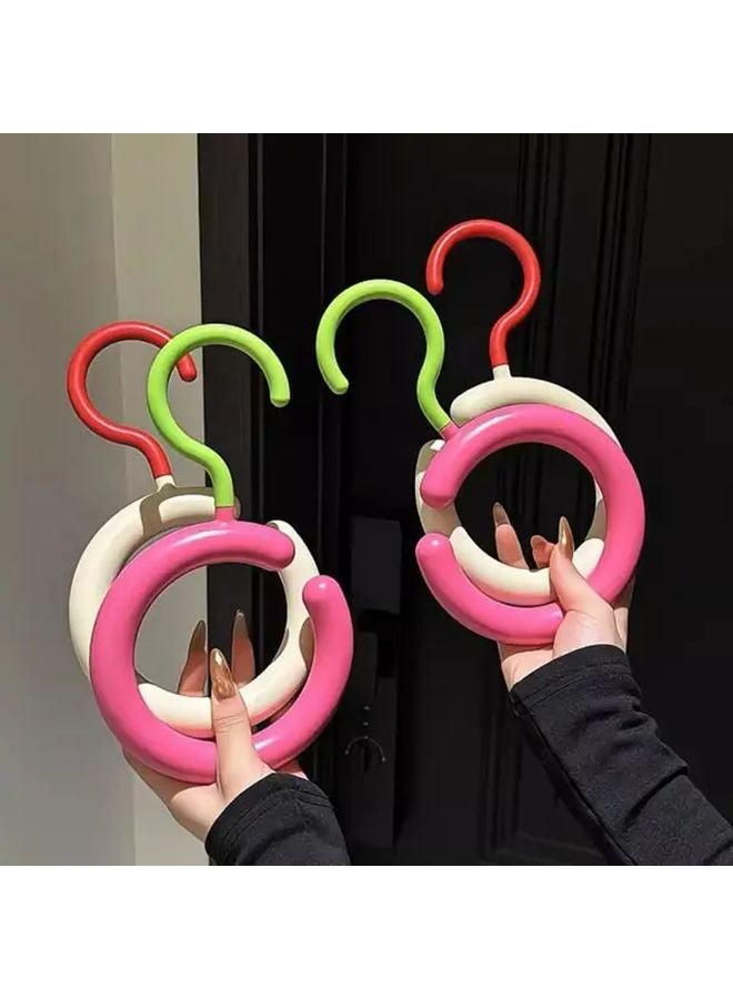 5 قطع من خطافات السقف اللاصقة القابلة للدوران، لا تحتاج إلى حفر، سهلة التركيب لتزيين المنزل وتعليق النباتات - Image 3