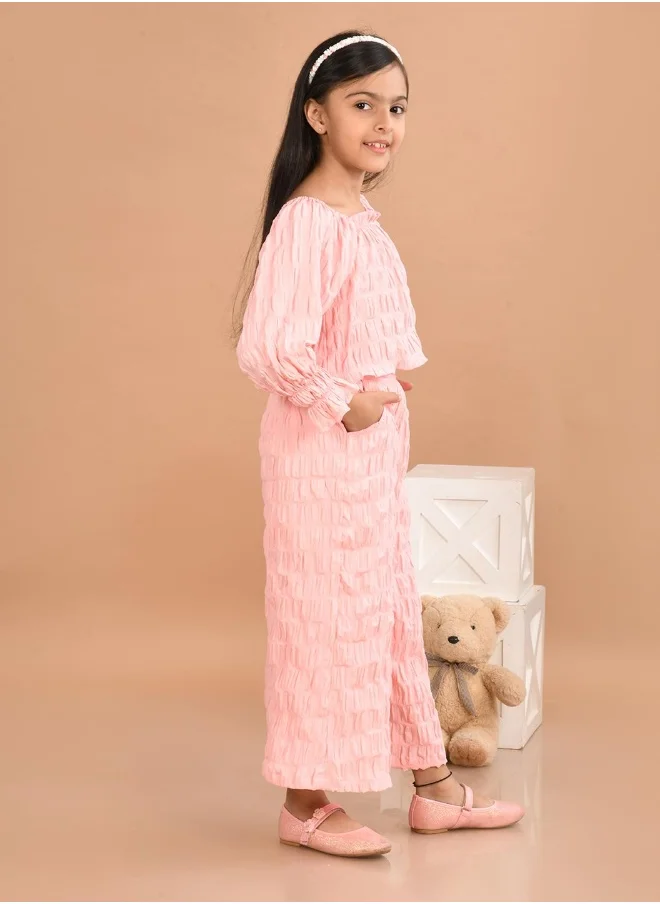 ليلك Girls Co-ord Set