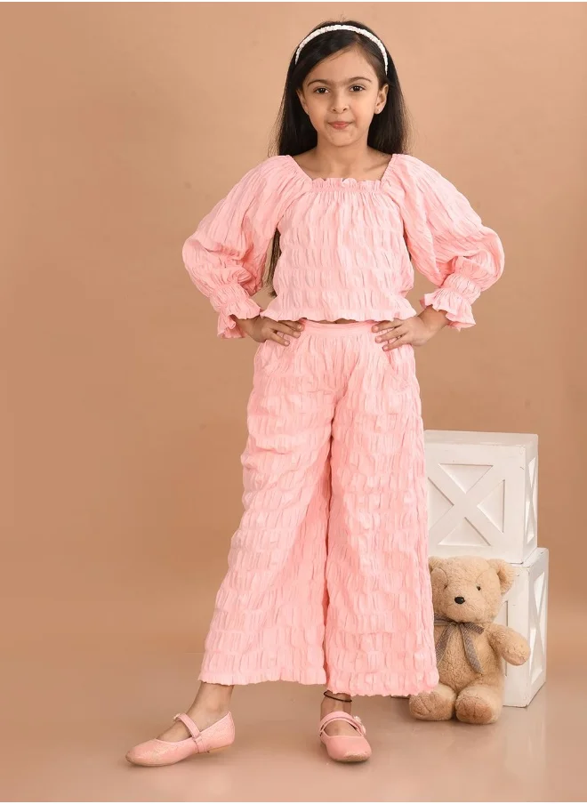 ليلك Girls Co-ord Set