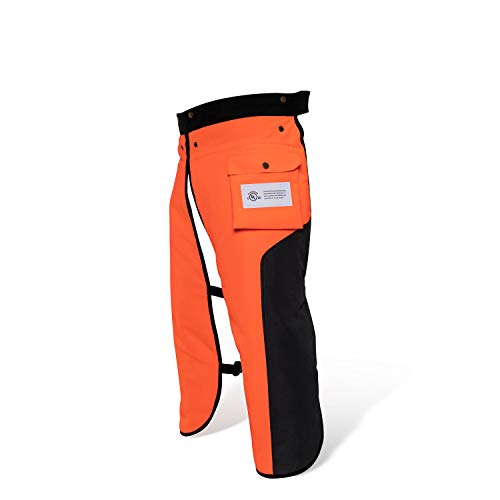 ZELARMAN Chainsaw Chaps Apron Wrap 8-layer for Men/Women Loggers Forest Workers Protective Chain Saw Pants Adjustable - Image 1