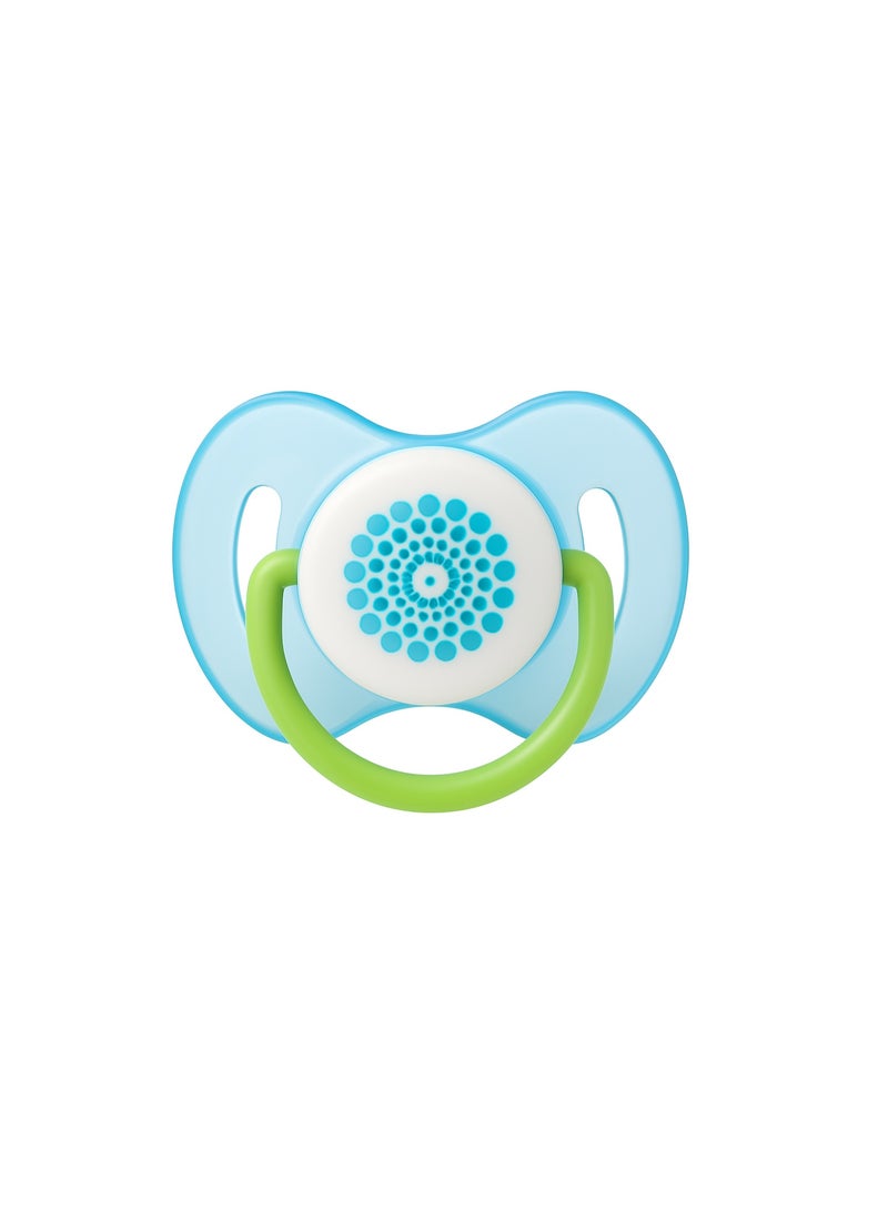 فوفا لهاية لتقويم الأسنان مصنوعة من السيليكون مزينة بطبعة زهور (مناسبة لعمر 0-6 أشهر) - Image 2