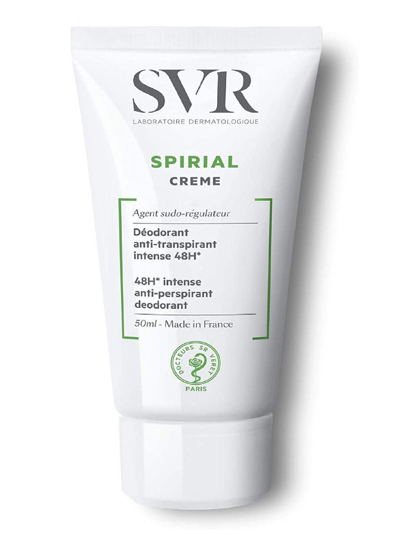 SVR Laboratoires - Spirial Deodorant Antiperspirant Cream 50ml (48h) - Image 1