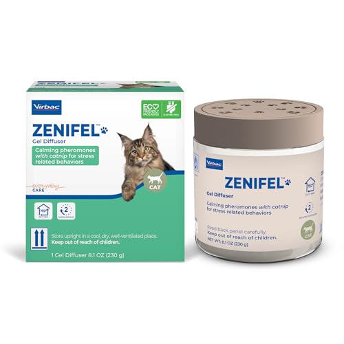 Virbac ZENIFEL Gel Diffuser Managing StressRelated Behaviors in Kittens Cats No Electricity Needed Lasts Up to 2 Months - Image 1