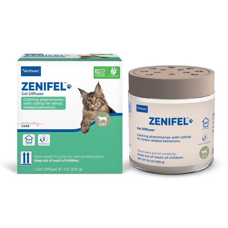 Virbac ZENIFEL Gel Diffuser Managing StressRelated Behaviors in Kittens Cats No Electricity Needed Lasts Up to 2 Months - Image 2