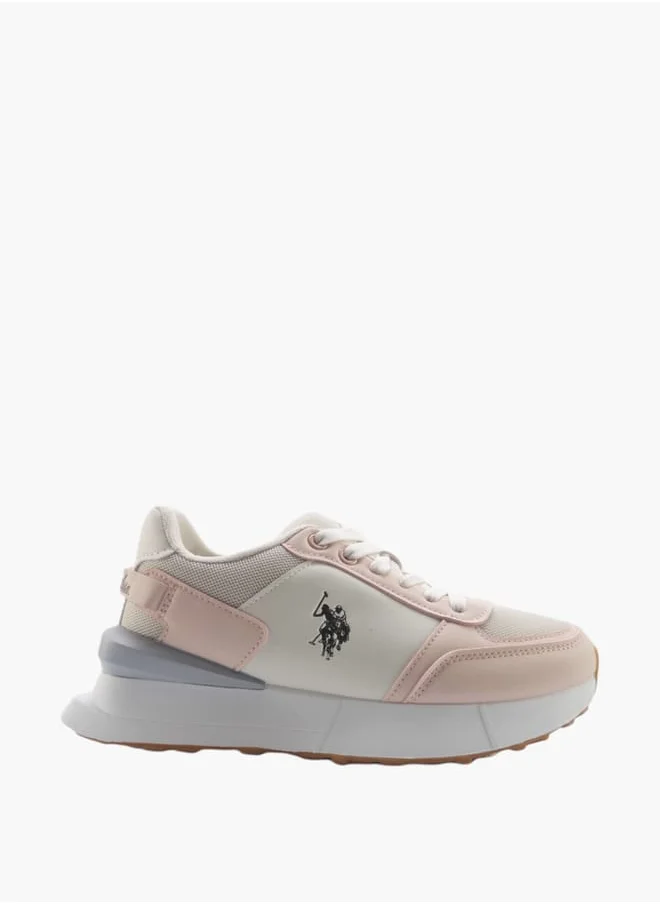 U.S. Polo Assn. Women's Panelled Lace-Up Sneakers