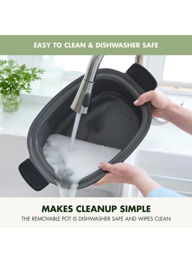 Greenpan Elite 14 in 1 Electric Stock Pot, Non-Stick, 6 Litre, PFAS Free, Coffee Pot, Dishwasher Safe Lid and Removable Cooking Grill, Stainless Steel Steamer - Image 4