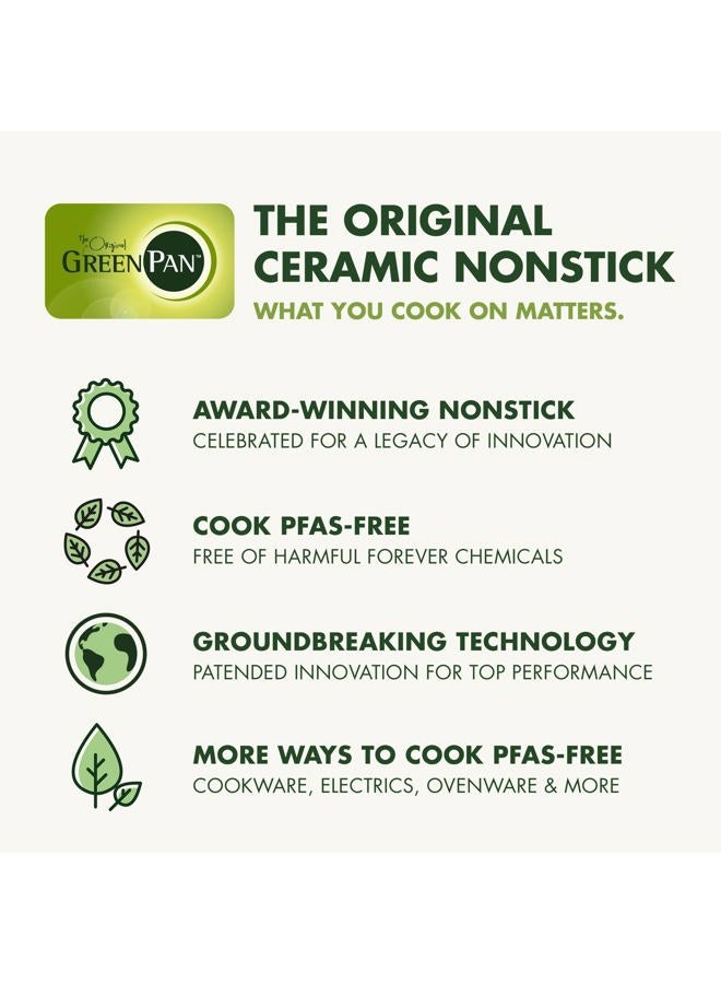 Greenpan Elite 14 in 1 Electric Stock Pot, Non-Stick, 6 Litre, PFAS Free, Coffee Pot, Dishwasher Safe Lid and Removable Cooking Grill, Stainless Steel Steamer - Image 5