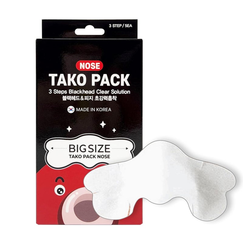 Nightingale 3 Step Tako Pack Nose l Deep Cleansing Nose Pore Strips for Blackhead  Whitehead Removal l Systematic 3step management of melting pulling out and tightening l BigSized Perfect Fit