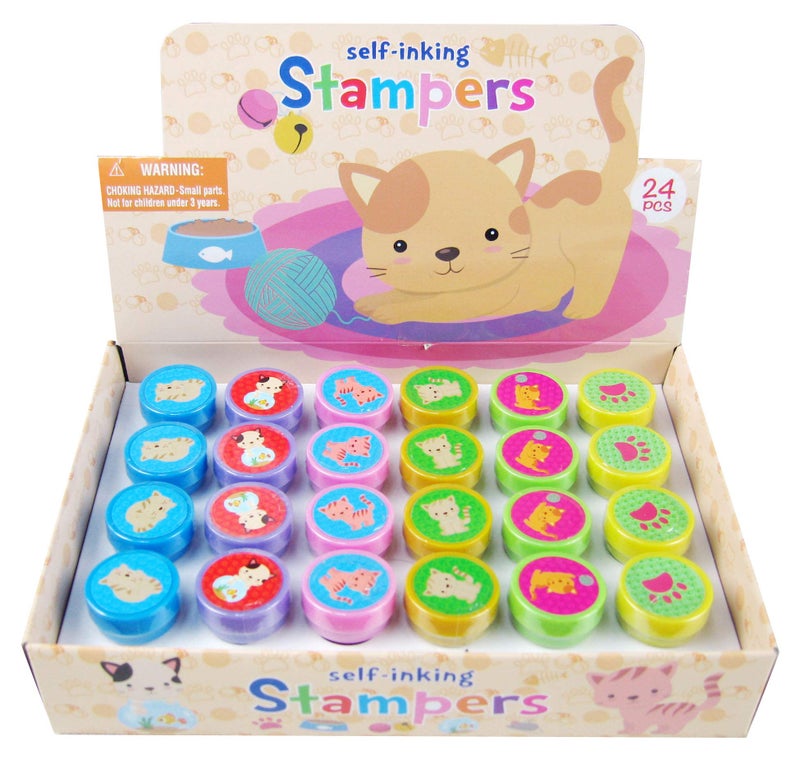 TINYMILLS Tiny Mills 24 Pcs Cat Stampers for Kids - Image 5
