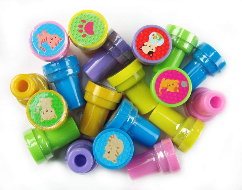 TINYMILLS Tiny Mills 24 Pcs Cat Stampers for Kids - Image 4
