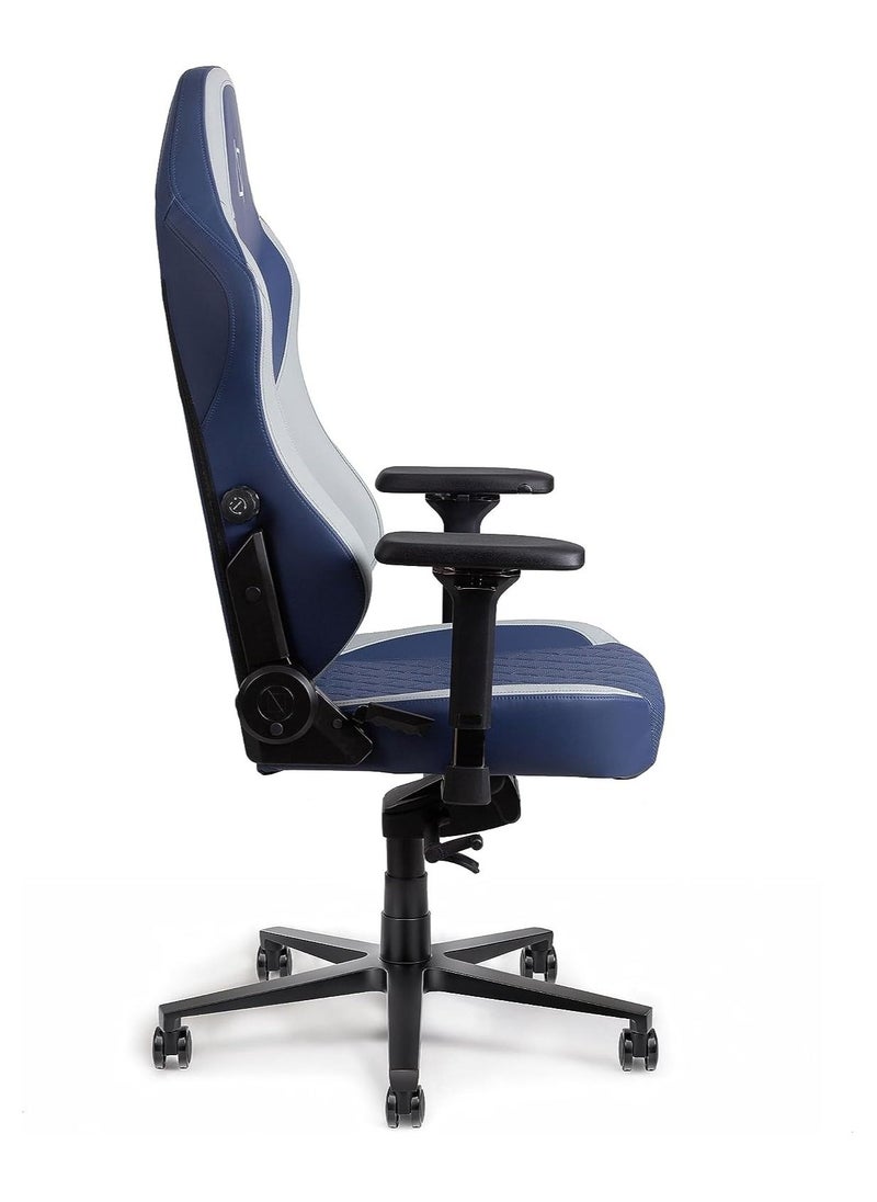NAVODESK - Navodesk APEX Chair Premium Leather Ergonomic Chair for Gaming Office Reclining High Back Chair with 4D Metal Armrest Magnetic Memory Foam Headrest And Lumbar Support DEEP BLUE - Image 1