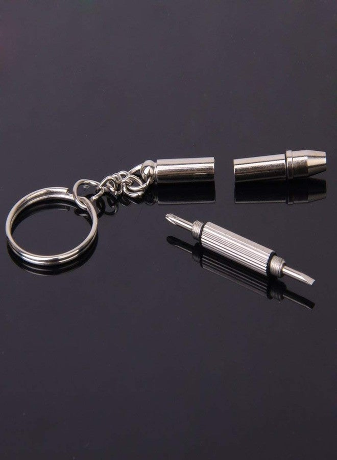 Fozti Mini Screwdriver Eyeglass Repair Tool (Silver, 2.4 inch) - Image 2