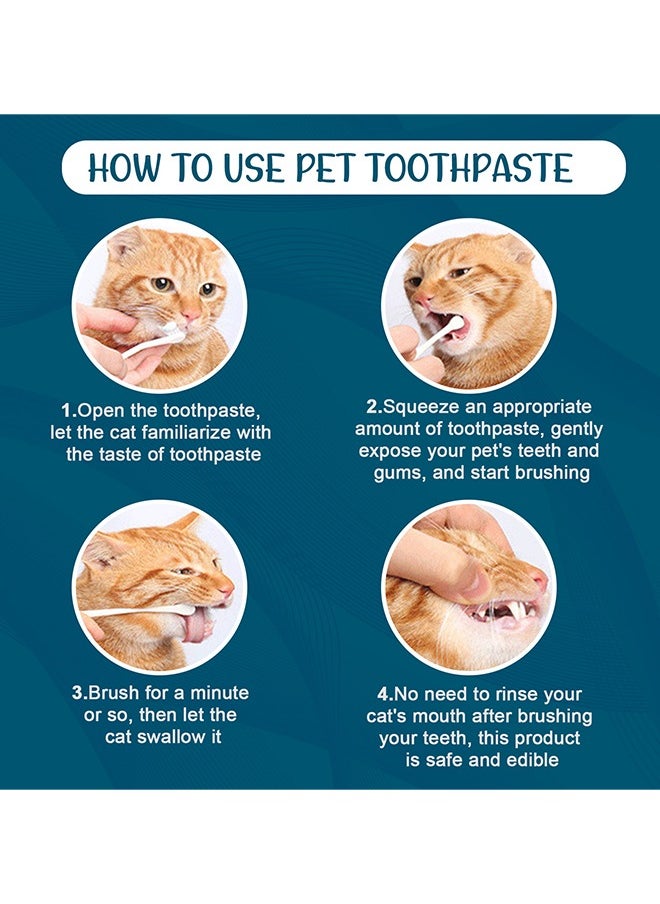 Elaimei - Cat And Dog Toothpaste Mint, Advanced Cat And Dog Dental Care Toothpaste, Safe Toothpaste For Dog Teeth Cleaning, Eliminates Bad Breath By Removing Plaque And Tartar Buildup, Suitable For Cat And Dog - Image 1