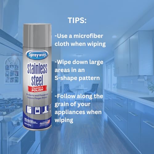 Sprayway Water-Based Stainless Steel Cleaner, 15 Fl Oz (Pack of 1) - Image 5
