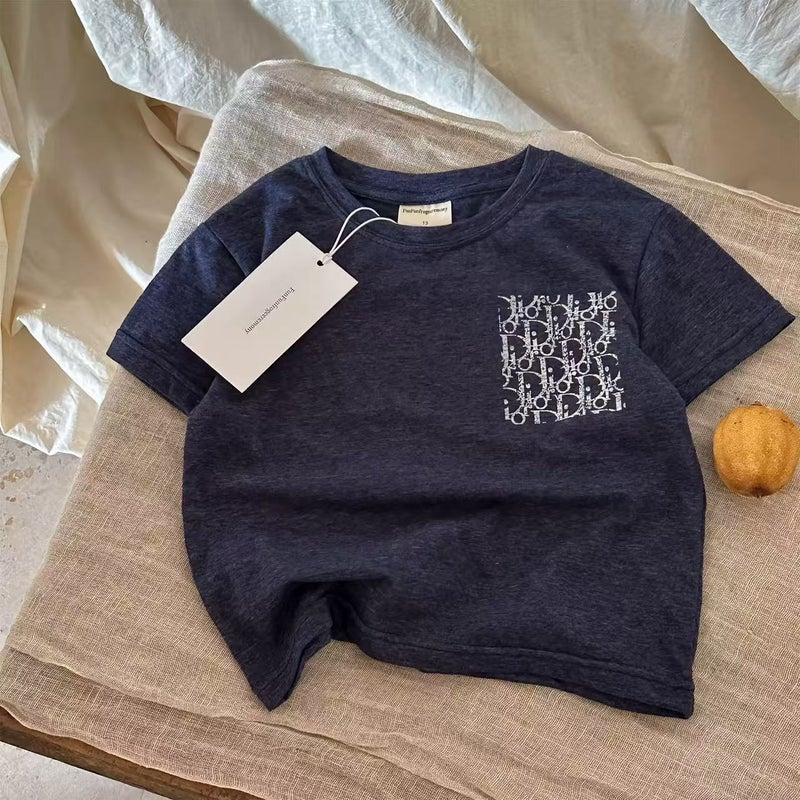 Children'S Bear T-Shirt Men'S Short-Sleeved 2025 Children'S Cotton Top Baby'S Cartoon Half-Sleeved T Women'S Thin - Image 1