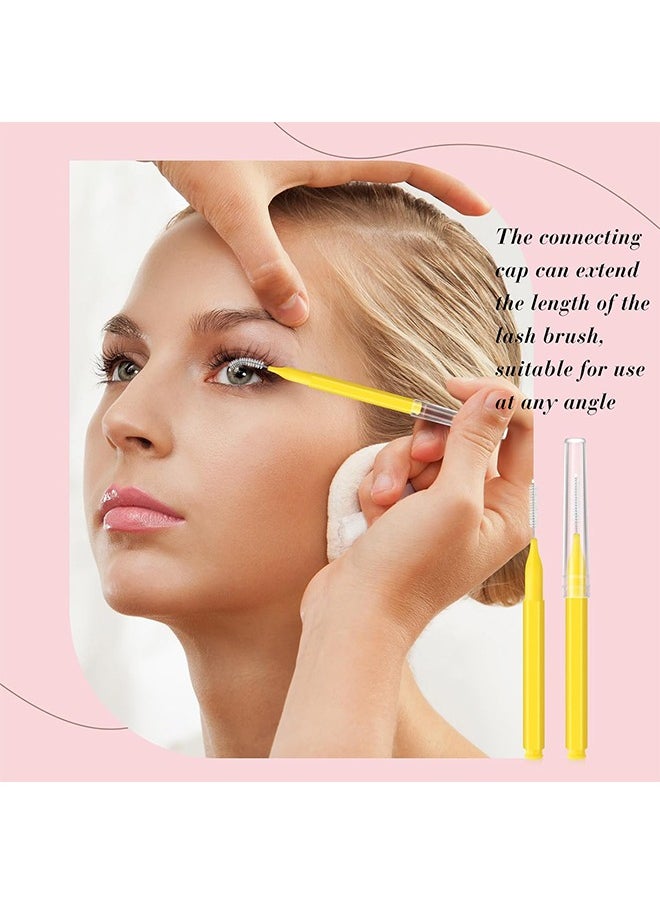 10 Pcs Micro Eyebrow Brush, Multifunctional Micro Lash Comb, Eyelash and Eyebrow Extensions Tool (Yellow) - pzsku/Z57F1BA3C6A7BBE36DAEDZ/45/_/1719912147/b19983ee-abbe-4b78-aea8-a0bf1dbf3d56