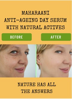 Maharaani Anti-aging Day Serum - Kakadu Plum Vitamin C & Vitamin E Infused Natural, Ayurvedic Glow serum | Hydrate, Brighten, & Protect Your Skin | Natural Vitamin C Serum for Face | 30ml  - Image 5