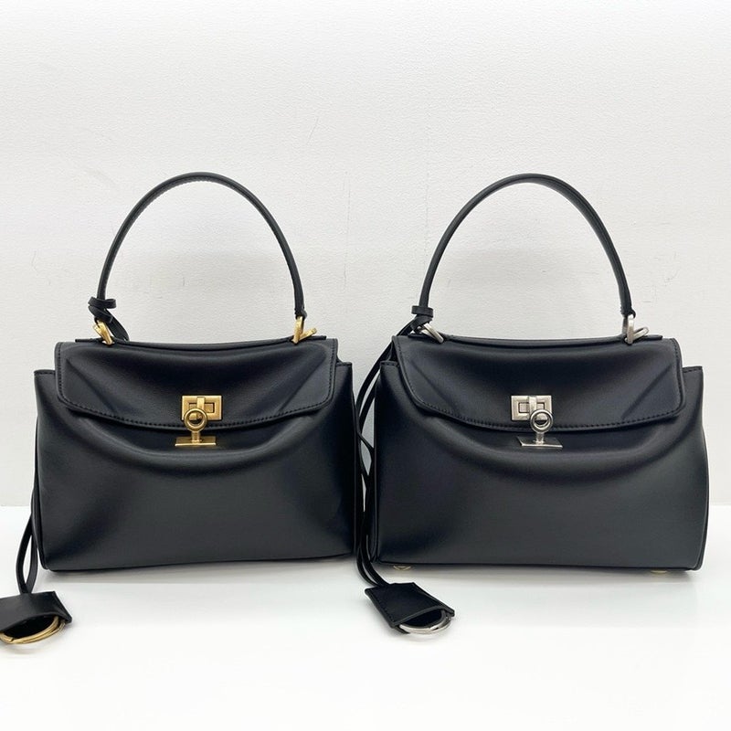 Rodeo * First Layer Cowhide Buckle Kelly Bag Leather Tote Bag Fashion Trend Shoulder Slung Handbag Women - Image 2