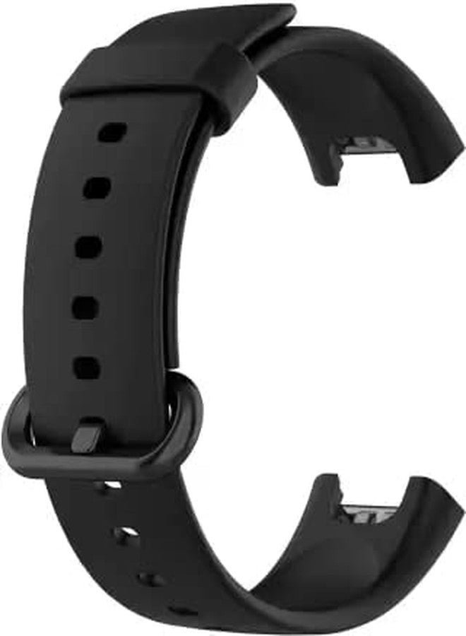 سوار Soomio من السيليكون الناعم لساعة Redmi Watch 2 Lite وساعة Redmi GPS فقط (الساعة الذكية غير متضمنة) (عبوة من قطعتين باللونين الأسود والأزرق) - Image 2
