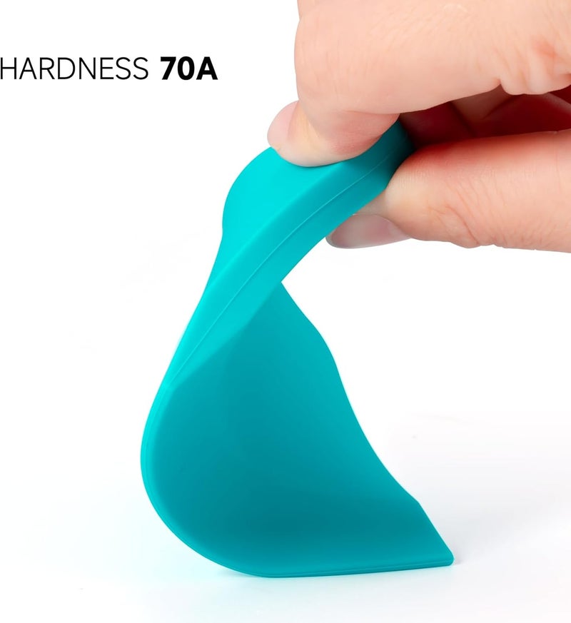 FOSHIO 2 x Squeegee Rubber Squeegee Blue Squeegee Silicone Squeegee Soft PPF Squeegee Wrap Squeegee Vinyl Squeegee for Film Car Accessories Window Tint Car Tool - Image 3