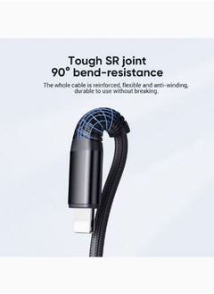Filly Fast Charging Braided 3 In 1 USB Cable Green  - Image 5