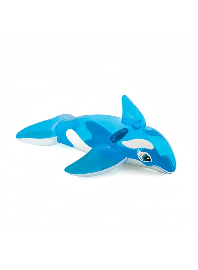 Generic Children's inflatable swimming mounts | Outdoor inflatable swimming tools | Playful floating bed swimming equipment  - Image 1
