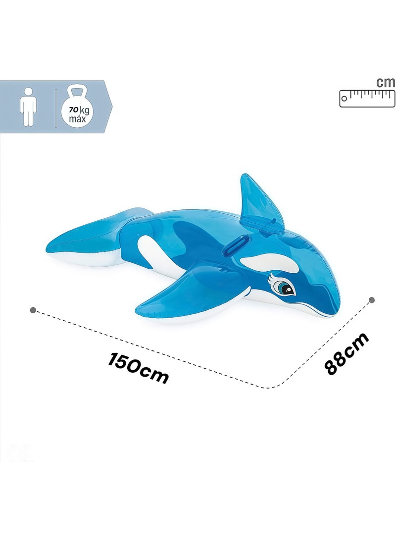 Generic Children's inflatable swimming mounts | Outdoor inflatable swimming tools | Playful floating bed swimming equipment  - Image 5