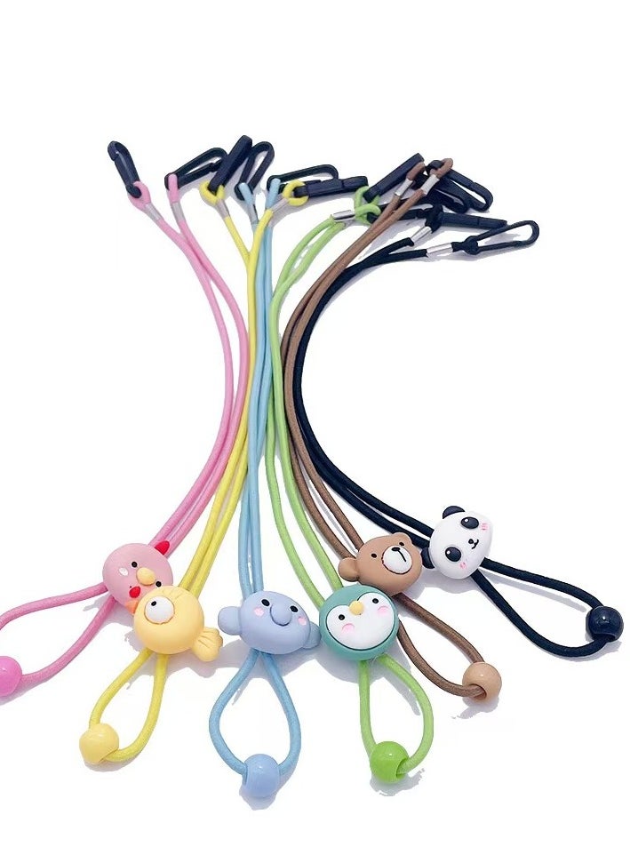 Generic 6Pack of Children's Glasses With Hat With Mask Strap Adjustable Stretch for Boys and Girls  - Image 2