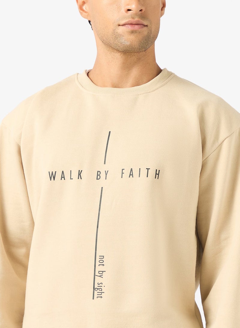 Seventy Five Graphic Crew Neck Pullover Sweatshirt - Image 3
