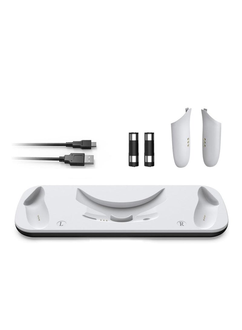 Charging Station for Quest 3, Charging Station for Quest 3 Accessories, Headset and Controller, Wall Mount, Charging Station for Quest 3, White - Image 1