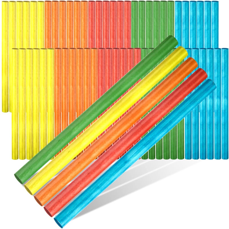 Yookeer 30 Pcs Rhythm Sticks for Kids Bulk 5 Colors Wooden Lummi Sticks Music Toys Percussion Instruments for Kids Toddler Present Girls Boys Classroom Play Music Learning20 cm 8 Inches - Image 3