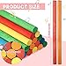Yookeer 30 Pcs Rhythm Sticks for Kids Bulk 5 Colors Wooden Lummi Sticks Music Toys Percussion Instruments for Kids Toddler Present Girls Boys Classroom Play Music Learning20 cm 8 Inches - Image 4