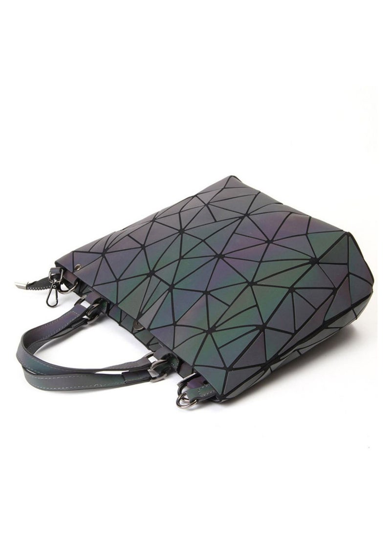 Y&D - Luminous Geometric Lattice Design Tote Grey - Image 1