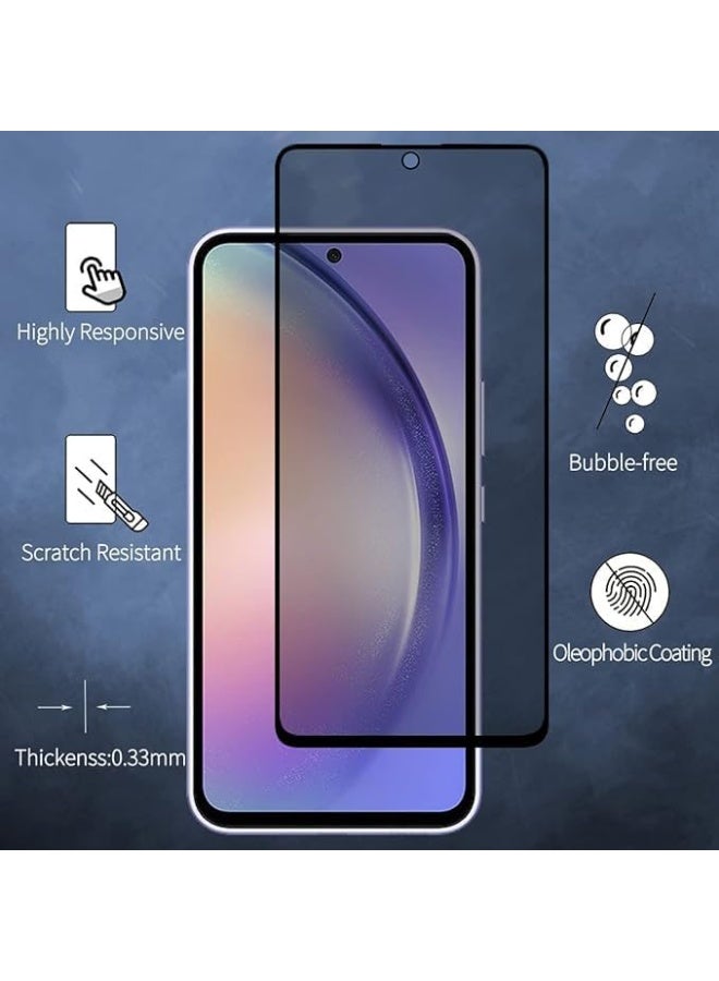 Privacy Screen Protector Compatible with Samsung Note 10 Tempered Glass Film, Anti Spy Anti-Scratch Gloss Finish Scratch Resistant High Sensitivity, (Does not support fingerprint) - Image 3